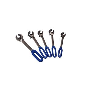 Fékcsőkulcs készlet,10-17mm, racsnis, 72 fogas, 5 darabos