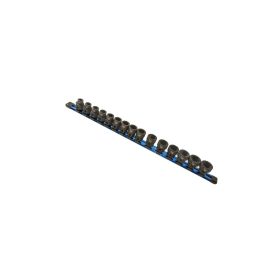 Légkulcsfej készlet, metrikus, nano, 1/2", 15 darabos