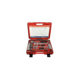   Crowafej (normál/hosszú, 6-lapos) 1/4" 1/2", csavarhúzó bit készlet 1/4" 5/16", metrikus, 87 darabos