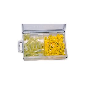   Kábel T-alakú szigetelt leágaztató gyorscsatlakozó készlet, 4-6mm2, 50db (25pár)