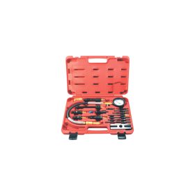Kompresszió tesztelő készlet diesel motorhoz, 17 darabos
