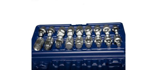Olajleeresztő dugókulcs készlet, 3-4-6lapos fejjel, 3/8", 18 darabos
