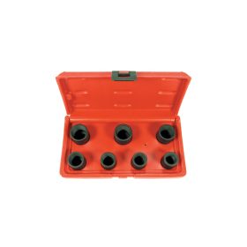   Kerékőr és külső sérült csavar leszedő légkulcsfej készlet, 1/2", 7 darabos