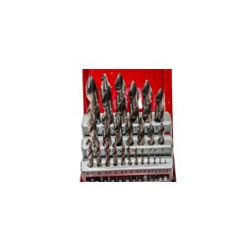 Fém csigafúró készlet (Hyper-Step), 1-13mm, 25 darabos