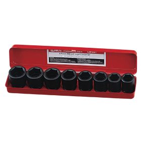 Légkulcsfej készlet, colos, 3/4", 8 darabos