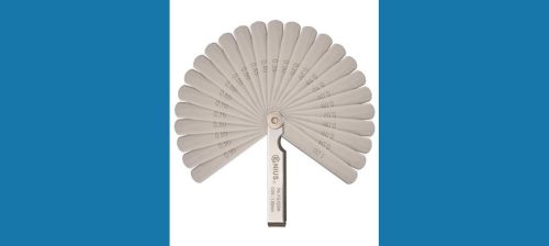 Hézagmérő, 25 lemezes, 0.04 - 1.00mm