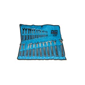   Csillag-villás kulcs készlet, csúszásmentes, 6-32mm, 25 darabos