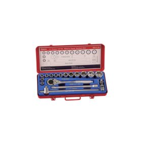 Crowafej készlet, metrikus, 1/2", 17 darabos