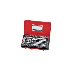 Crowafej készlet, metrikus és colos, 1/2", 46 darabos