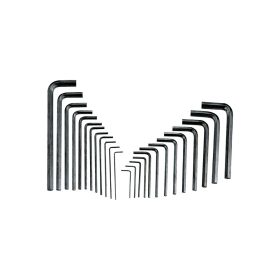   Imbuszkulcs készlet, L-alakú, metrikus és colos, 25 darabos