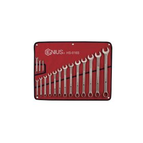   Csillag-villás kulcs készlet, 1/4" - 1-1/4", 16 darabos