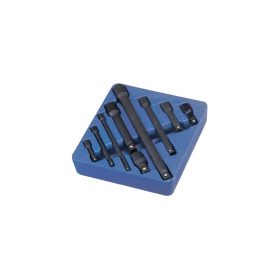   Hosszabbító szár készlet légkulcshoz, 1/4" 3/8" 1/2", 9 darabos