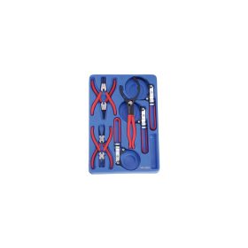 Seeger és olajszűrő leszedő fogó készlet, 8 darabos