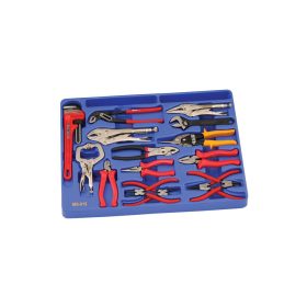 Fogó, csőkulcs, lemezvágó olló készlet, 15 darabos