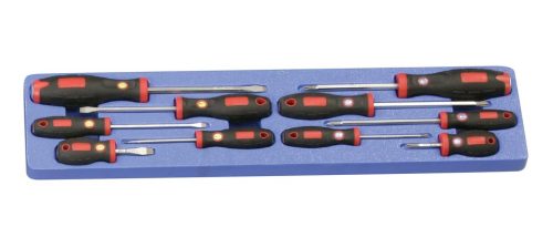 Hordozható szerszámos láda + szerszámok, metrikus és colos, 1/4", 3/8", és 1/2", 190 darabos