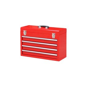 Hordozható szerszámos láda, 1 rekeszes + 4 fiókos
