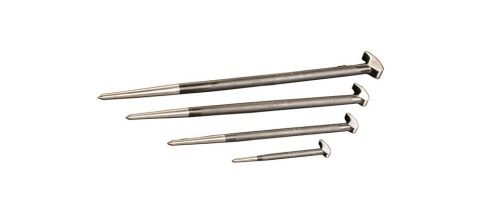 Pajszer készet, 4 darabos, hegyes/lekerekített kampós végű  