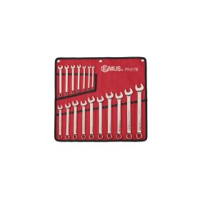 Csillag-villás kulcs készlet, 6-22mm, 17 darabos