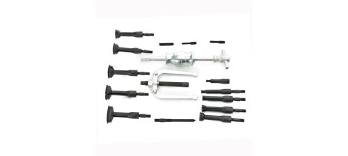 Belső csapágy és szilent (persely) kihúzó készlet csúszókalapáccsal, 16 darabos 