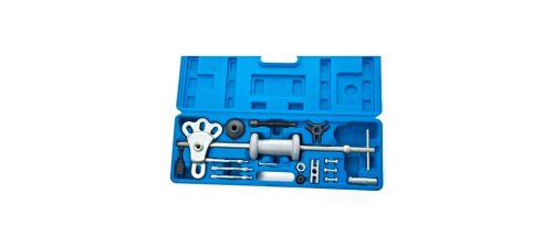 Univerzális csapágy és kerékagy lehúzó készlet csúszókalapáccsal, 13 darabos 