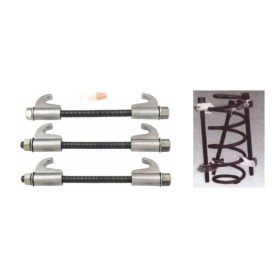 Rugó összenyomó (kampós) készlet, 3 darabos