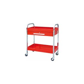 Szerszámos (szerelő) kocsi, 2 polcos + 1 fiók