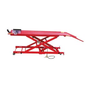 Hidro-pneumatikus motorkerékpár emelő, 450kg
