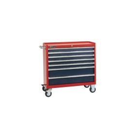 Gurulós szerszámos szekrény, 7 fiókos