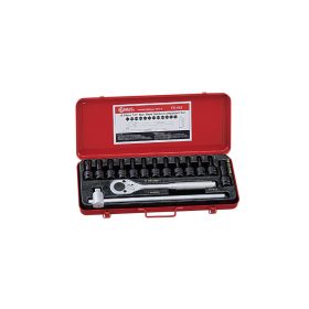   Légkulcsfej készlet, T-torx (külső) 1/2", 15 darabos 