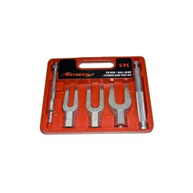 Gömbfej kiütő villa készlet, 5 darabos