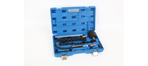 Befecskendezőfej kihúzó készlet, pneumatikus, 22 darabos